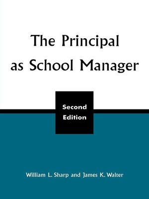cover image of The Principal as School Manager, 2nd ed